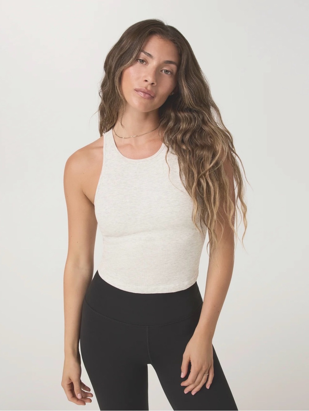 Vuori Pose Plyo Ribbed Tank